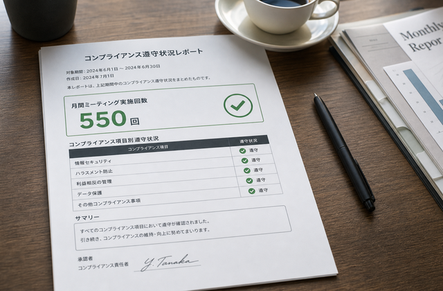 面談全件チェック：導入前1〜3%のみ→導入後全件チェック