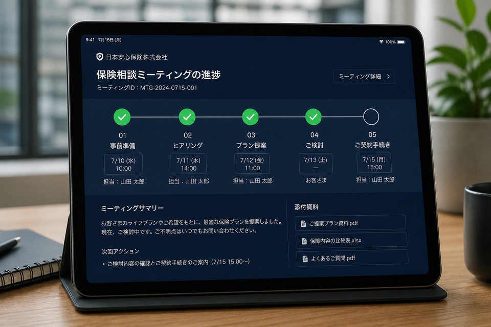 会話内容に基づく記録・証跡のイメージ